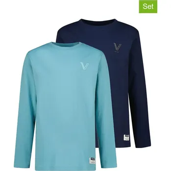 Chlapecké tričko Tričko Vingino Hellblau/ Dunkelblau 9290142 104