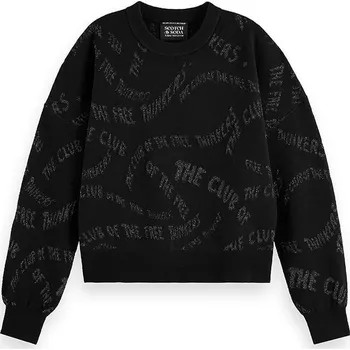 Dámský svetr Scotch & Soda Schwarz 2848580 XL