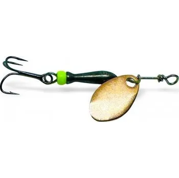 Nástraha Rotační Třpytka Jigovky Classic 0 Pink Gold - Black/Chartreuse Body