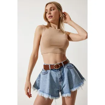 Dámské kraťasy Kraťasy Happiness Istanbul Hellblau 7724218 38