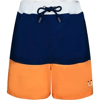 Chlapecké plavky Peek U Dunkelblau/ Orange/ Weiß 4009686 104