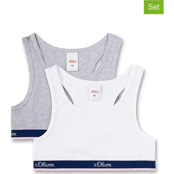 Dívčí spodní prádlo Sanetta Weiß/ Grau 6590932 128