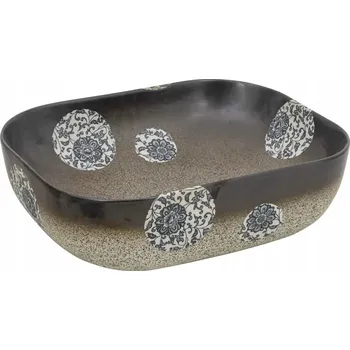 Umyvadlo na desku asymetrické vidaXL vícebarevné