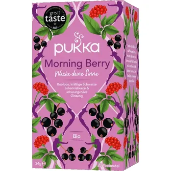 Čaj Pukka Čaj Morning Berry 20x 1,7 g bio BIO VEGAN Množství: 1 ks