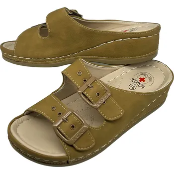 Dámské pantofle Koka Dámské béžové nadměrné zdravotní pantofle Barva: Béžová, Velikost: 42