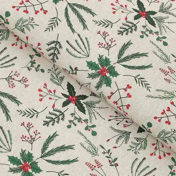 Dekorační látka Valencia - Lesní větvičky 280 cm