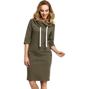 Dámské šaty Šaty made of emotion Khaki 6481884 XL