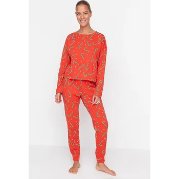Dámské pyžamo trendyol Rot 3504110 S