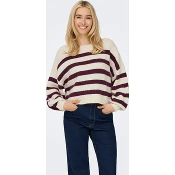 Dámská móda ONLY Creme/ Pflaume 6455603 S