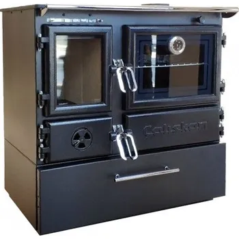 Krbová kamna CALISKAN sporák na tuhá paliva GURMET box - pravý (II. Jakost)