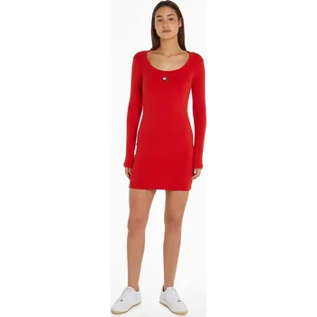 Dámská móda Šaty TOMMY JEANS Rot 9240873 L