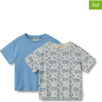 Tričko Wheat Hellblau/ Weiß 6757564 152