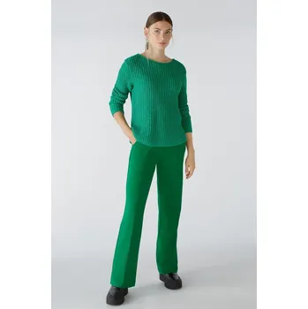 Dámské kalhoty Oui Grün 6744725 40