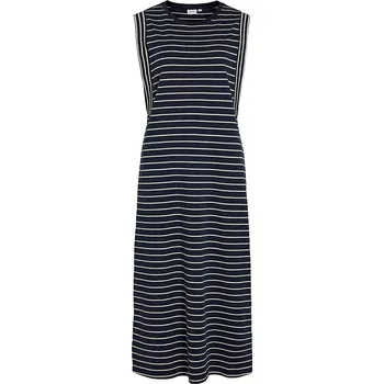 Dámské oblečení Šaty Vila Dunkelblau/ Weiß 654365 S