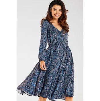 Dámské šaty Šaty Awama Dunkelblau 388691 XL