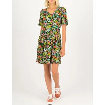 Dámské šaty Šaty Blutsgeschwister Grün/ Bunt 1510564 L