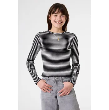 Dívčí tričko Tričko Garcia Schwarz/ Weiß 184479 146