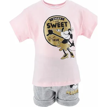 Dívčí džíny Tričko Disney Minnie Mouse Rosa/ Grau 6722716 98