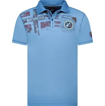 Pánské tričko Tričko Geographical Norway Blau 979399 S