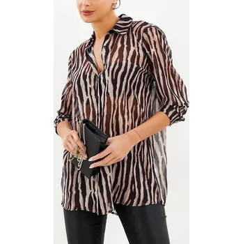 Dámská košile Košile Milan Kiss Schwarz 9997510 S