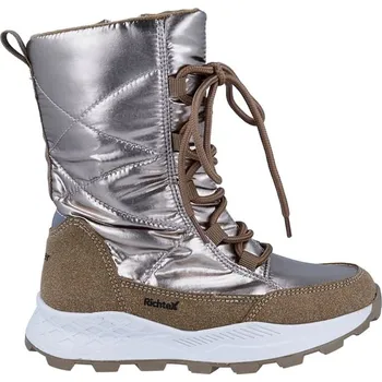 Dívčí kozačky Richter Shoes Silber/ Hellbraun 7321131 33