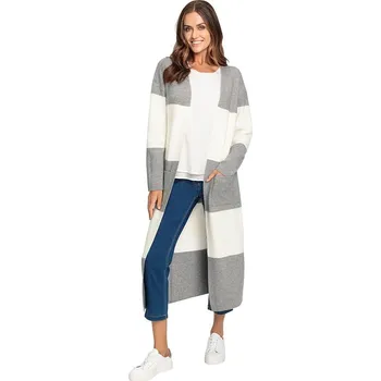 Dámský svetr Heine Grau/ Creme 1462887 38