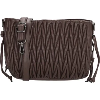 Dámská crossbody kabelka Charm London West End - tmavě hnědá - 25x20 cm