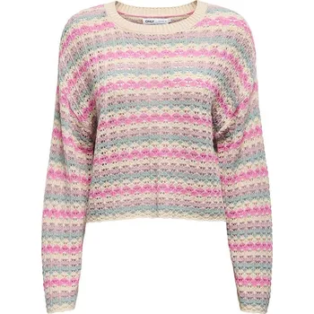 Dámská móda ONLY Beige/ Pink 4459651 L