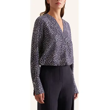 Dámské tričko Seidensticker Dunkelblau/ Weiß 3422945 38