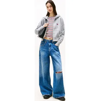 Dámské oblečení Mikina TOMMY JEANS Hellgrau 4083626 XL