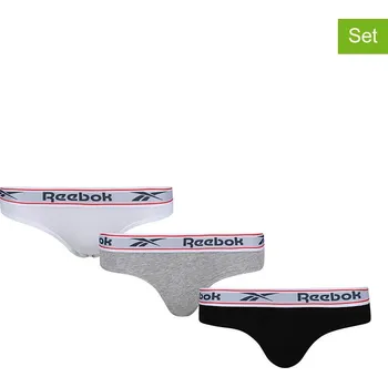 Dámská móda Kalhotky Reebok Grau/ Weiß/ Schwarz 5591366 M