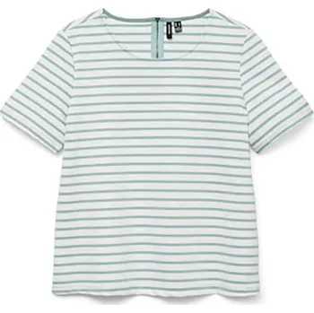 Dámská móda Tričko Vero Moda Weiß/ Mint 8547532 XS