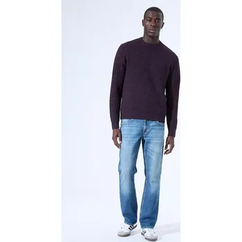 Pánský svetr Svetr Garcia Bordeaux/ Dunkelblau 7778529 M