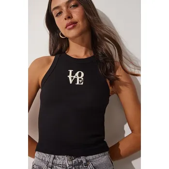 Dámské tričko Happiness Istanbul Schwarz 1233402 S/M