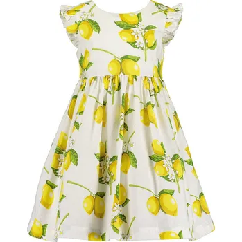 Dívčí šaty Blue Seven Weiß/ Gelb 9549537 104