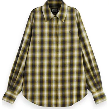 Dámská košile Košile Scotch & Soda Schwarz/ Gelb 9390241 38