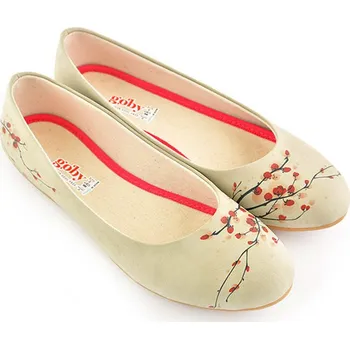 Dámské baleríny Goby Beige 8238023 39