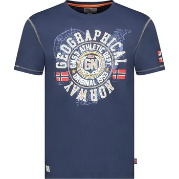 Pánské tričko Tričko Geographical Norway Dunkelblau 9377678 S