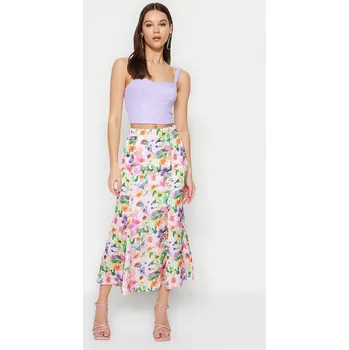 Dámská sukně trendyol Rosé/ Lila/ Grün 6692433 38