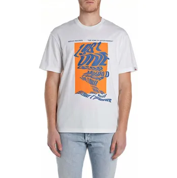 Pánské tričko Tričko Replay Weiß 5578557 XL