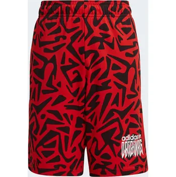 Dívčí kraťasy adidas Rot/ Schwarz 233539 164