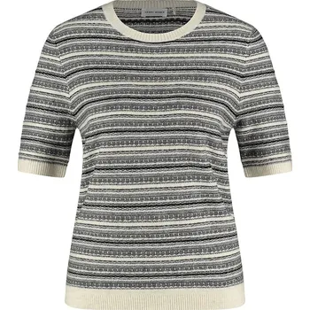 Dámský svetr Gerry Weber Creme/ Schwarz 4766629 40