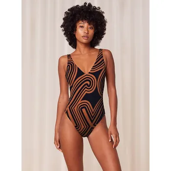 Dámské plavky Plavky Triumph Schwarz/ Camel 957124 44-50