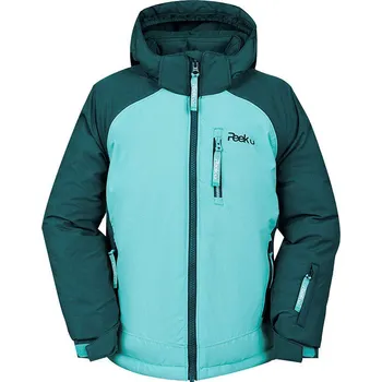 Dívčí bunda Peek U Türkis/ Grün 3499085 92