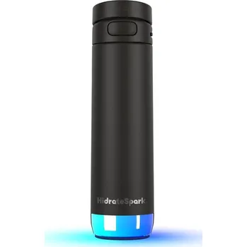 Láhev HidrateSpark PRO 2 chytrá lahev s brčkem, 621 ml, černá HI-21S-02