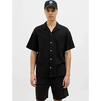 Pánská košile Košile Jack & Jones Schwarz 5244953 L