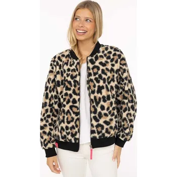 Dámská vesta Bunda Zwillingsherz Schwarz/ Hellbraun 917534 L