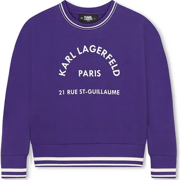 Dívčí mikina Karl Lagerfeld Kids Lila 4966272 152