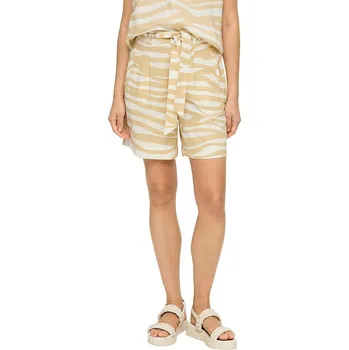 Dámské kraťasy Kraťasy S.OLIVER RED LABEL Beige/ Weiß 7937364 36