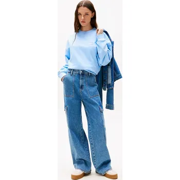 Dámské oblečení Mikina TOMMY JEANS Hellblau 7657737 L